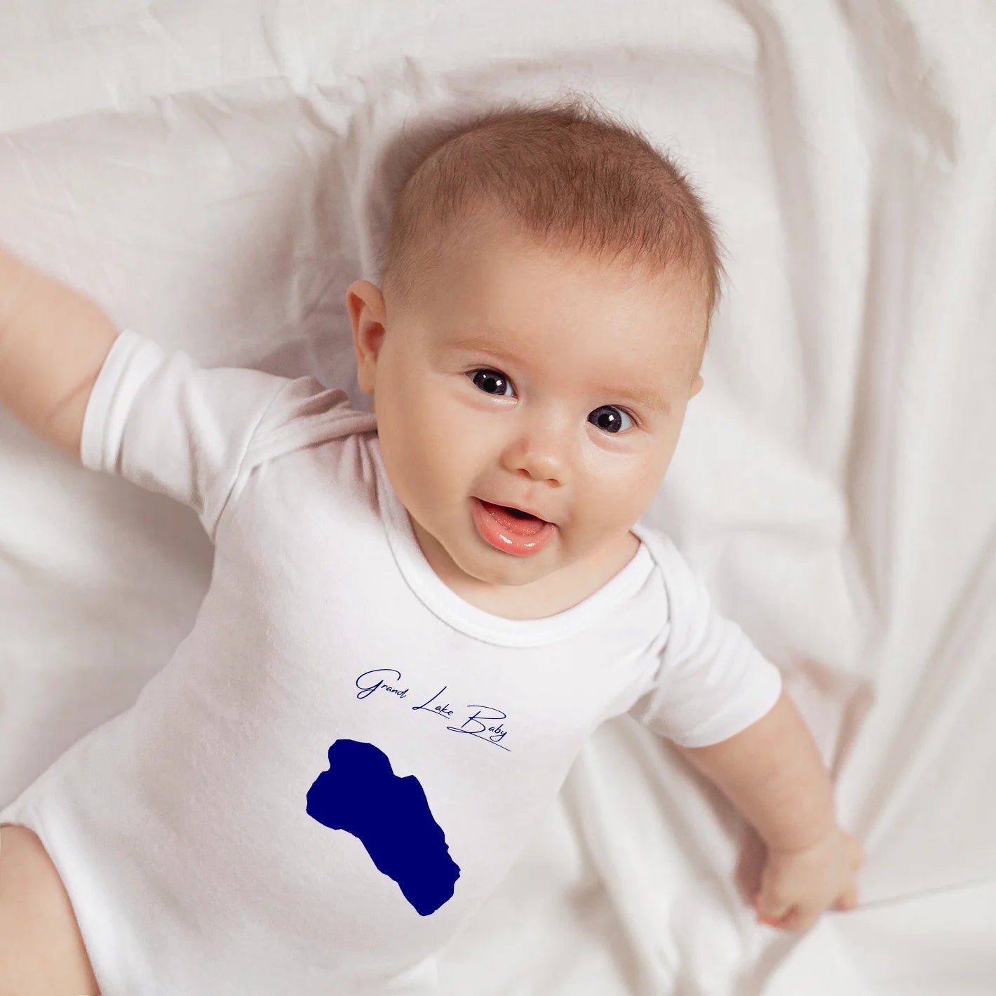 lifestyle image of Grand Lake Colorado Onesie