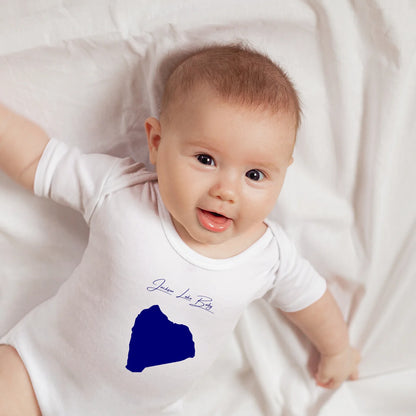 lifestyle image of Jackson Lake Colorado Onesie