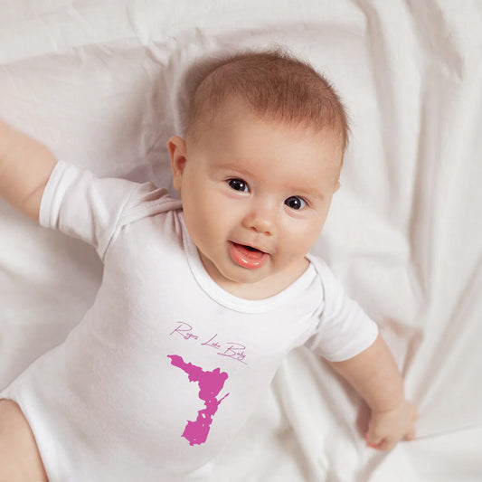 lifestyle image of Rogers Lake Connecticut Onesie