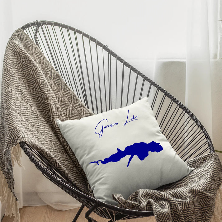 lifestyle image of Garrisons Lake Delaware Pillow
