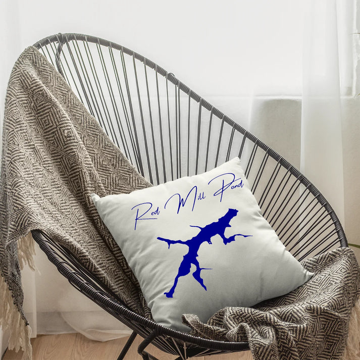lifestyle image of Red Mill Pond Delaware Pillow