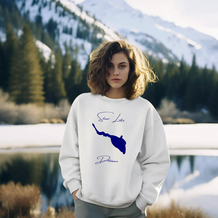 lifestyle image of Silver Lake Delaware Sweatshirt