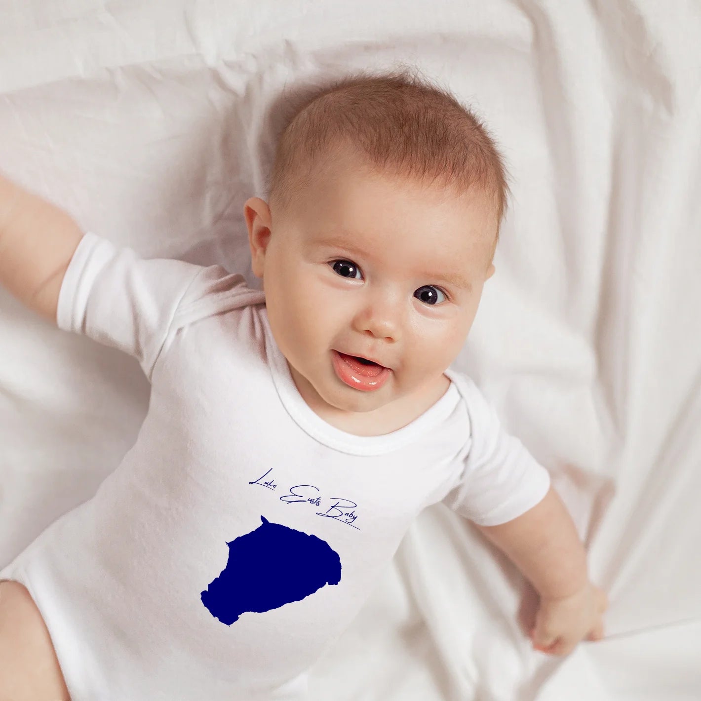 lifestyle image of Lake Eustis Florida Onesie