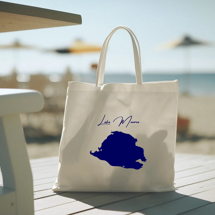 lifestyle image of Lake Monroe Florida Tote Bag