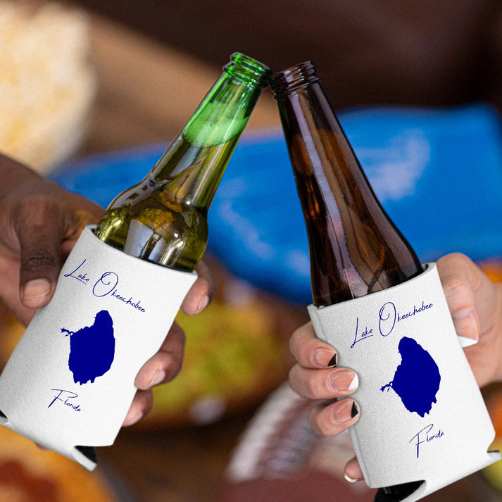 lifestyle image of Lake Okeechobee Florida Can Koozie