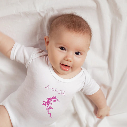 lifestyle image of Lake Chatuge Georgia Onesie
