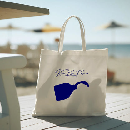 lifestyle image of Kiholo Bay Fishponds Hawaii Tote Bag