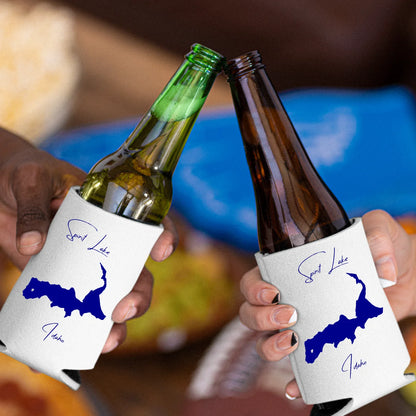 lifestyle image of Spirit Lake Idaho Can Koozie