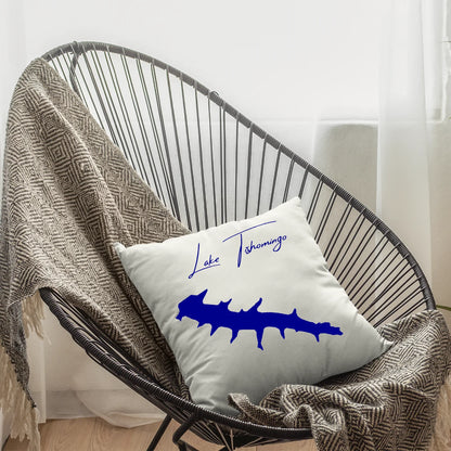 lifestyle image of Lake Tishomingo Illinois Pillow