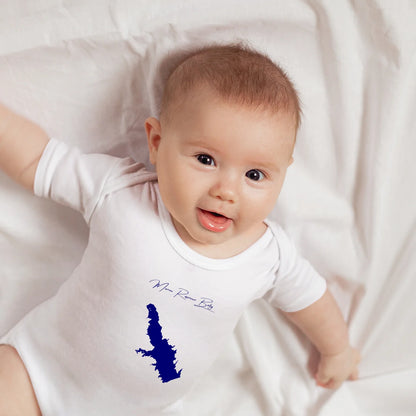 lifestyle image of Marion Reservoir Kansas Onesie