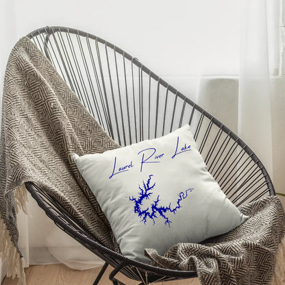 lifestyle image of Laurel River Lake Kentucky Pillow