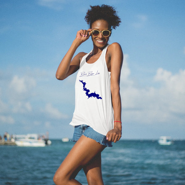 lifestyle image of Black Bayou Lake Louisiana Racerback-Tank
