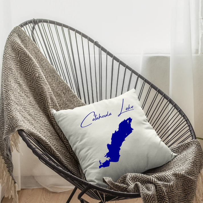 lifestyle image of Catahoula Lake Louisiana Pillow