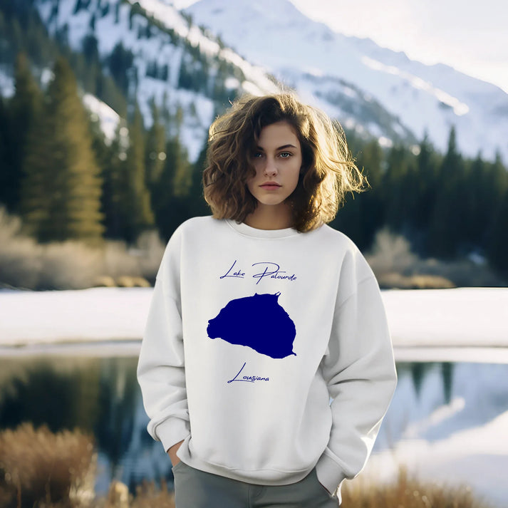 lifestyle image of Lake Palourde Louisiana Sweatshirt