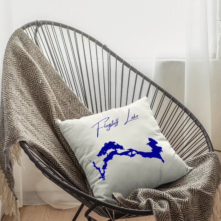 lifestyle image of Flagstaff Lake Maine Pillow
