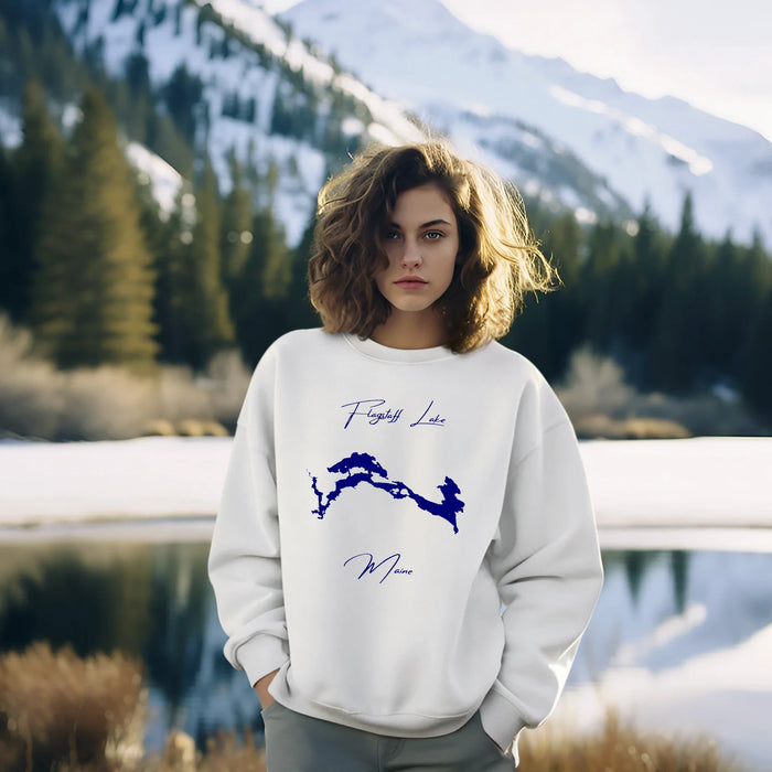lifestyle image of Flagstaff Lake Maine Sweatshirt