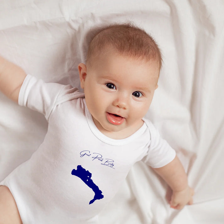 lifestyle image of Great Pond Maine Onesie