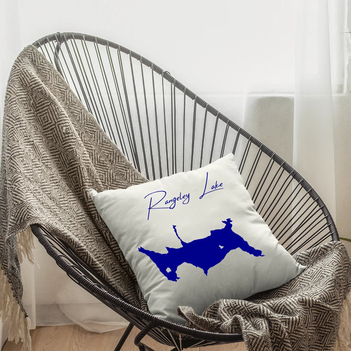 lifestyle image of Rangeley Lake Maine Pillow