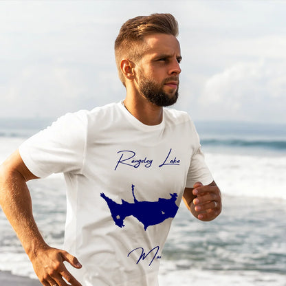 lifestyle image of Rangeley Lake Maine T-shirt