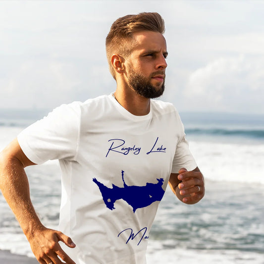 lifestyle image of Rangeley Lake Maine T-shirt