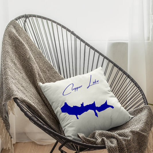 lifestyle image of Clopper Lake Maryland Pillow