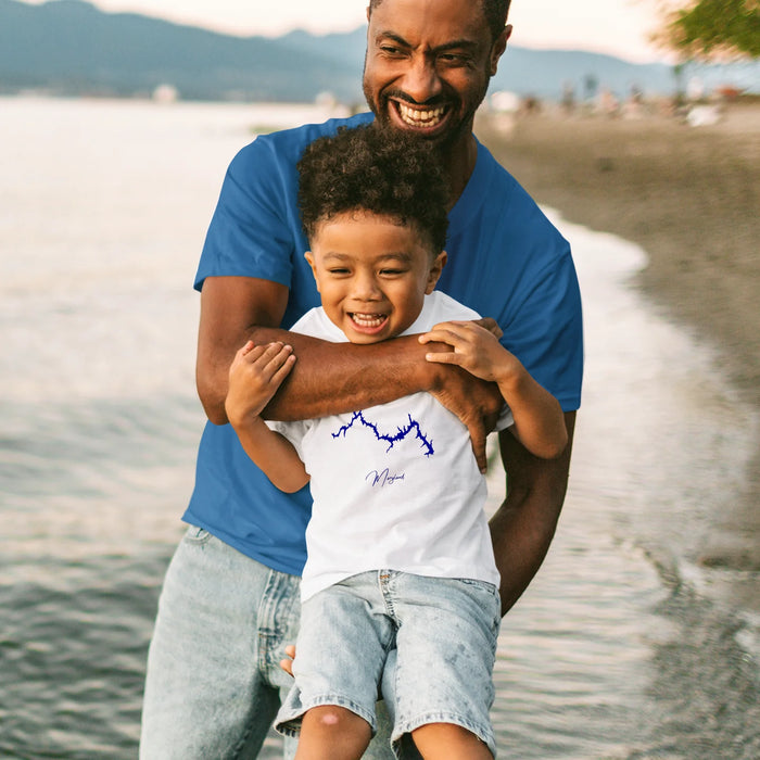 lifestyle image of Rocky Gorge Reservoir Maryland Toddler T-shirt