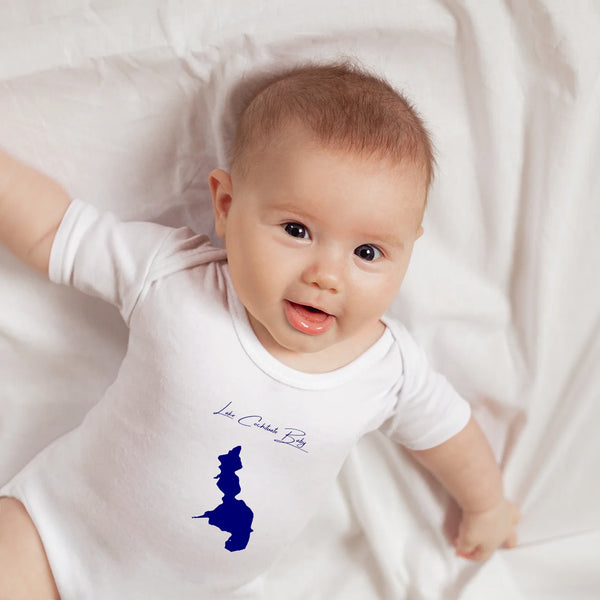 lifestyle image of Lake Cochituate Massachusetts Onesie