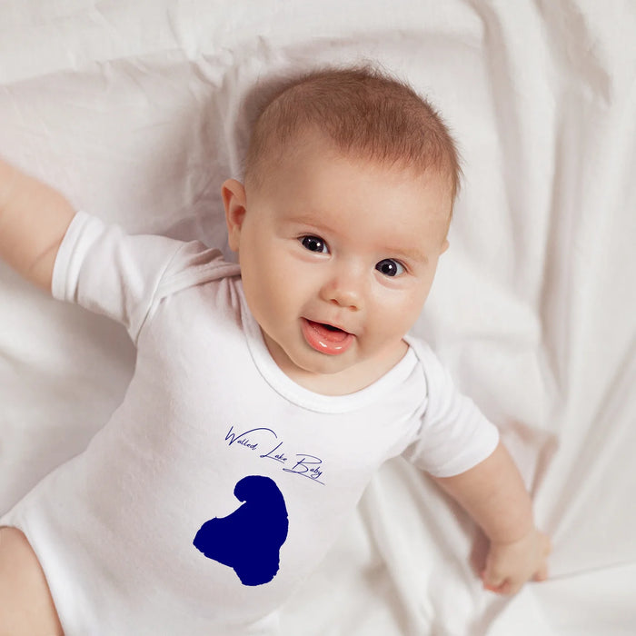lifestyle image of Walled Lake Michigan Onesie