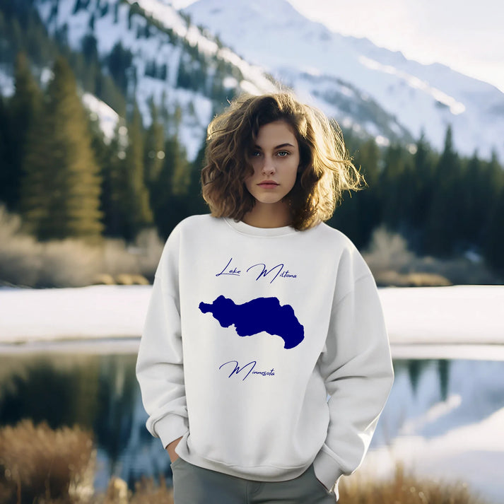 lifestyle image of Lake Miltona Minnesota Sweatshirt
