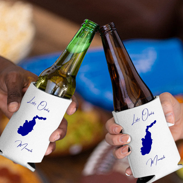 lifestyle image of Lake Osakis Minnesota Can Koozie