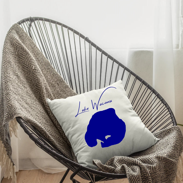 lifestyle image of Lake Waconia Minnesota Pillow