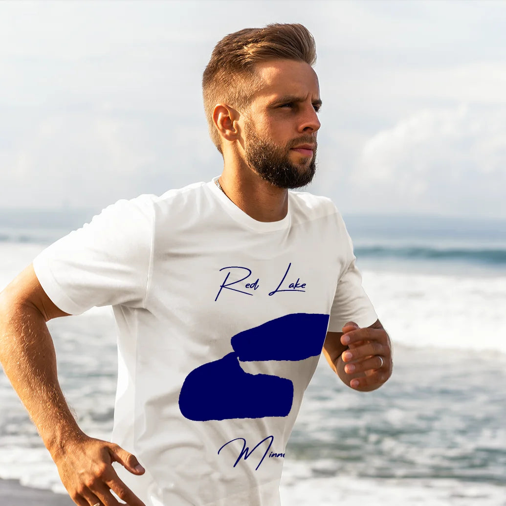 lifestyle image of Red Lake Minnesota T-shirt