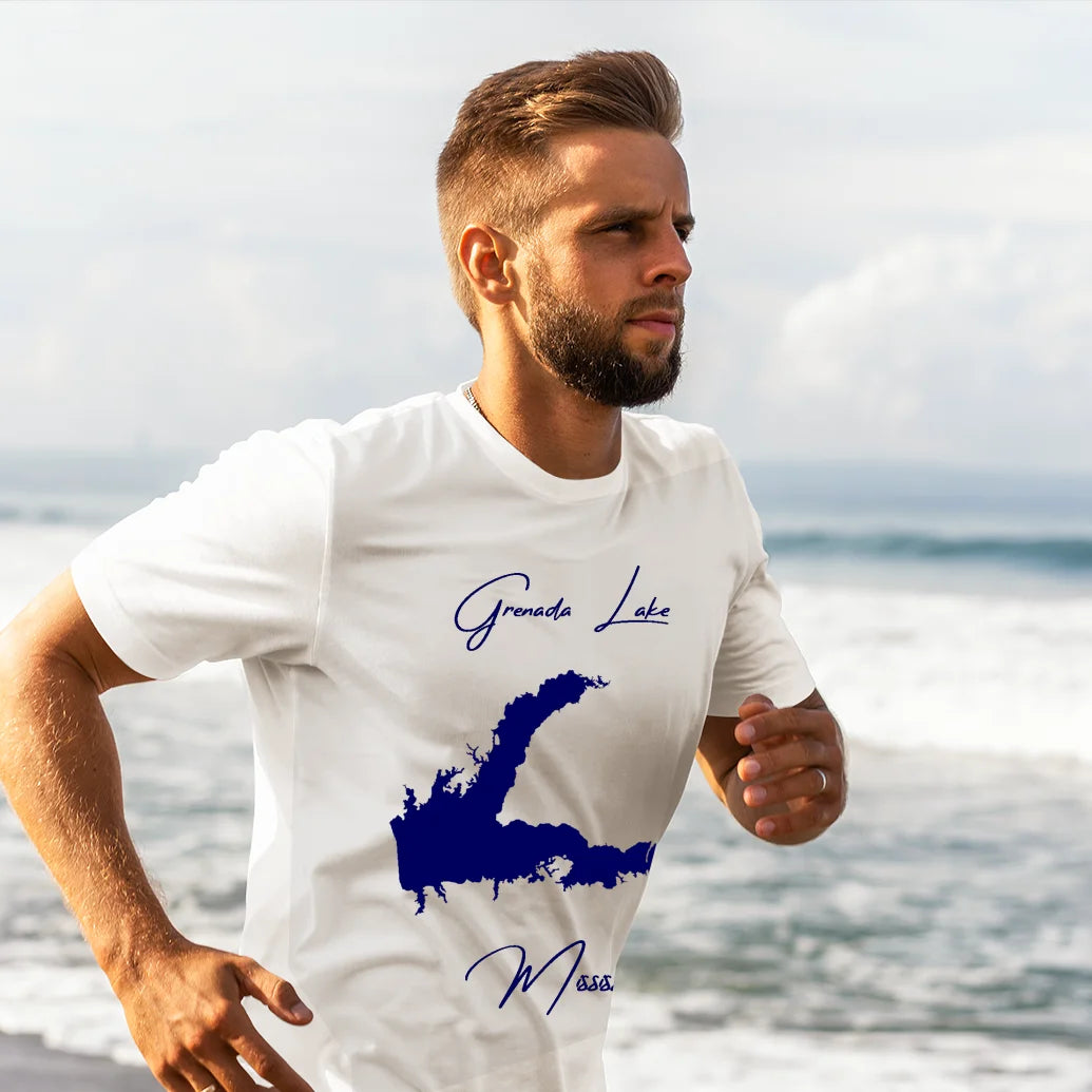 lifestyle image of Grenada Lake Mississippi T-shirt