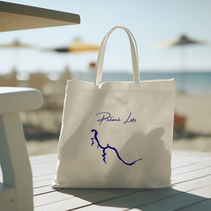 lifestyle image of Pickwick Lake Mississippi Tote Bag