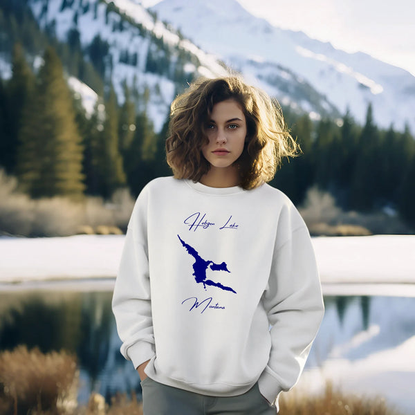 lifestyle image of Hebgen Lake Montana Sweatshirt