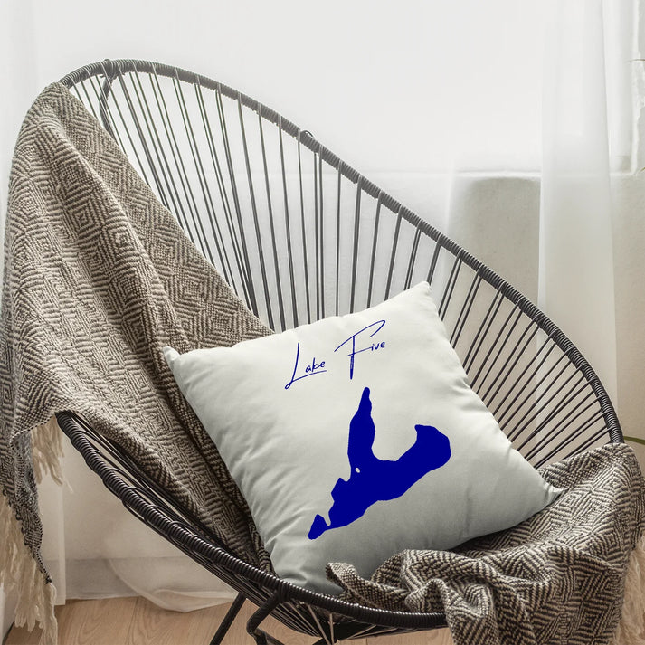 lifestyle image of Lake Five Montana Pillow