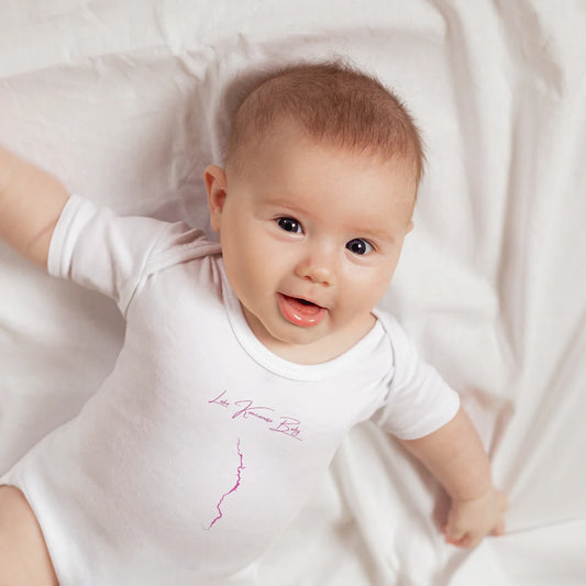 lifestyle image of Lake Koocanusa Montana Onesie