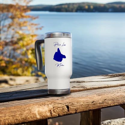 lifestyle image of Placid Lake Montana Travel Mug