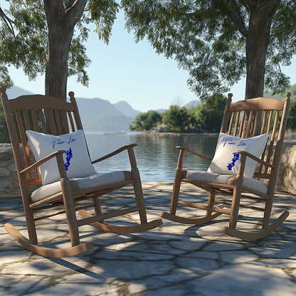 lifestyle image of Franklin Lake Nevada Outdoor Pillow