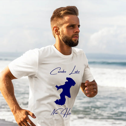 lifestyle image of Canobie Lake New Hampshire T-shirt