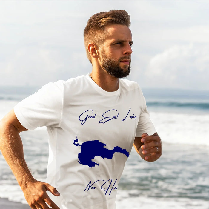 lifestyle image of Great East Lake New Hampshire T-shirt