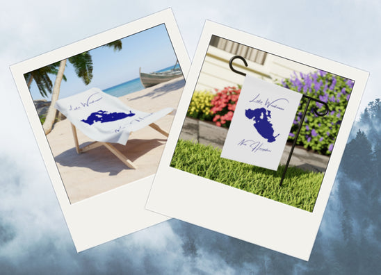 Product collage of Lake Waukewan