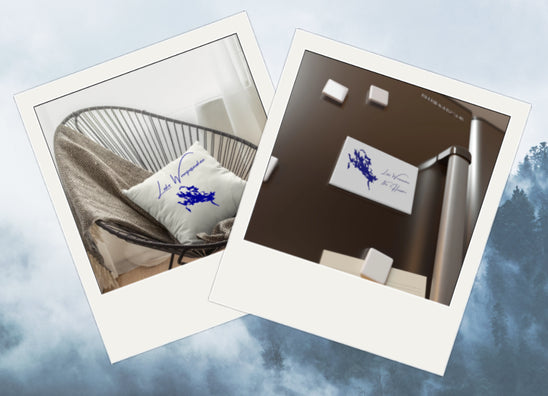 Product collage of Lake Winnipesaukee