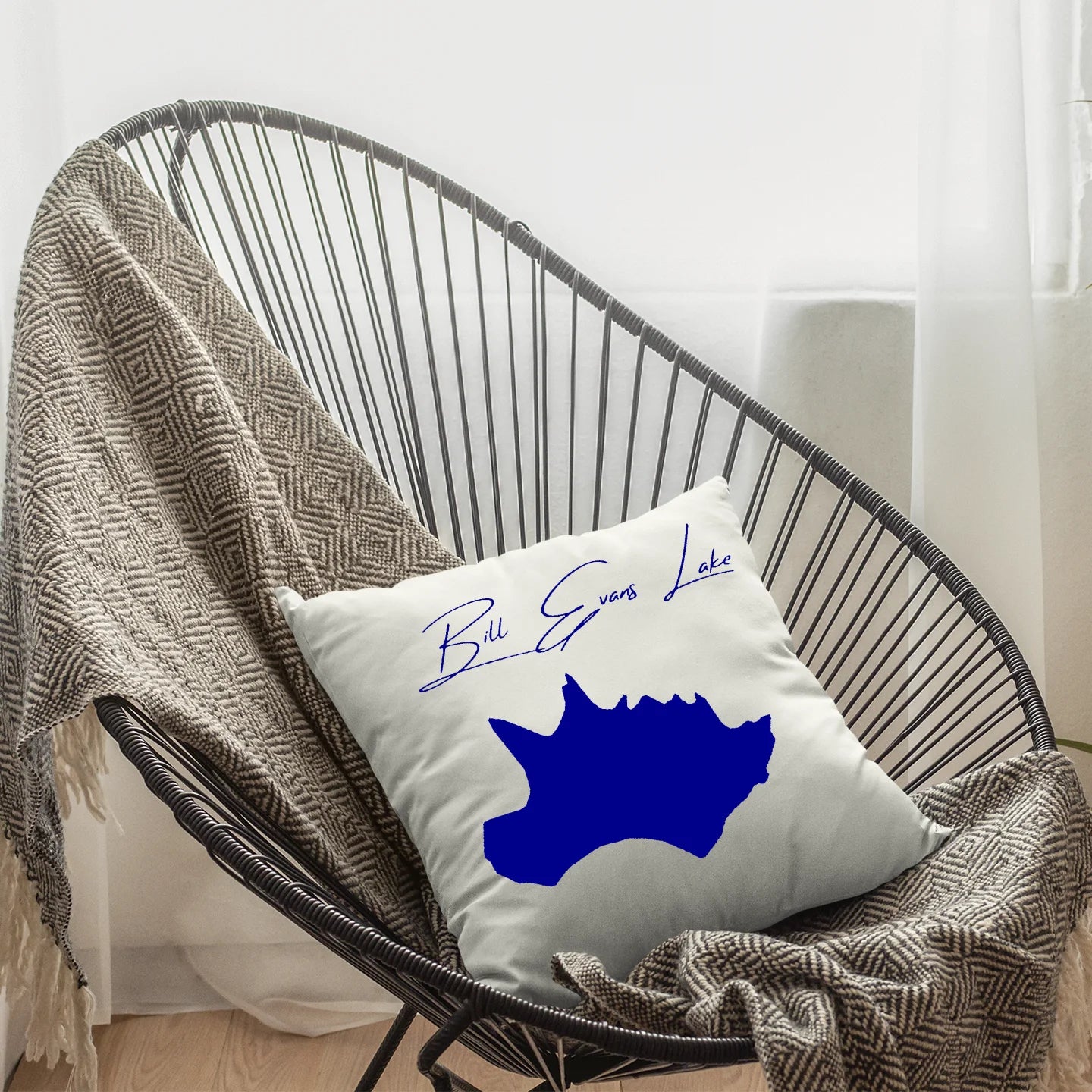 lifestyle image of Bill Evans Lake New Mexico Pillow