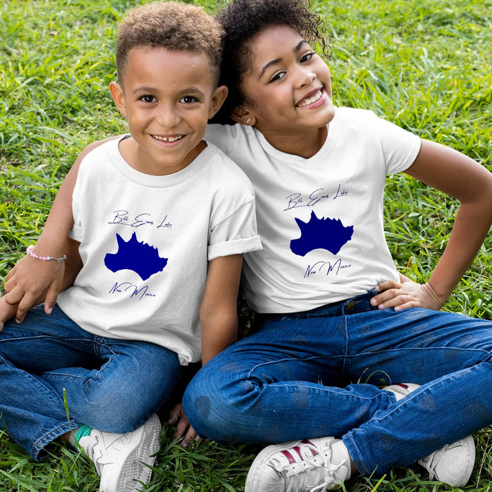 lifestyle image of Bill Evans Lake New Mexico Youth T-shirt