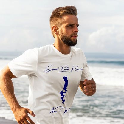 lifestyle image of Elephant Butte Reservoir New Mexico T-shirt