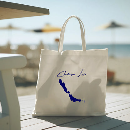 lifestyle image of Chautauqua Lake New York Tote Bag