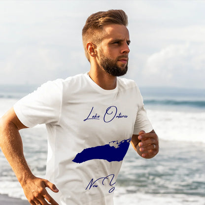 lifestyle image of Lake Ontario New York T-shirt