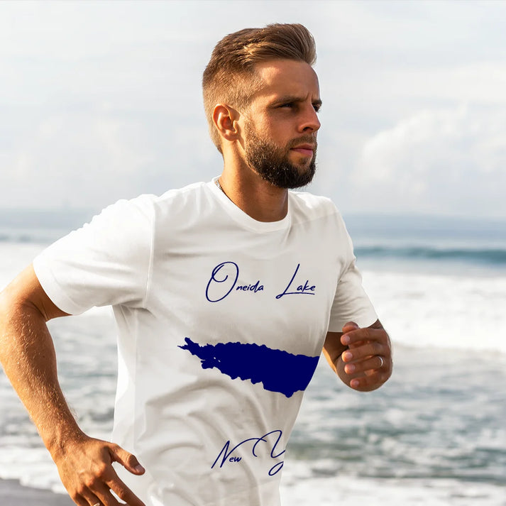 lifestyle image of Oneida Lake New York T-shirt