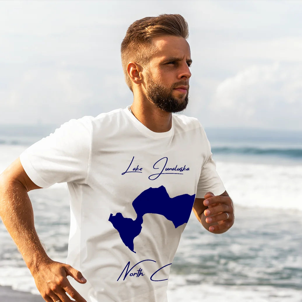 lifestyle image of Lake Junaluska North Carolina T-shirt